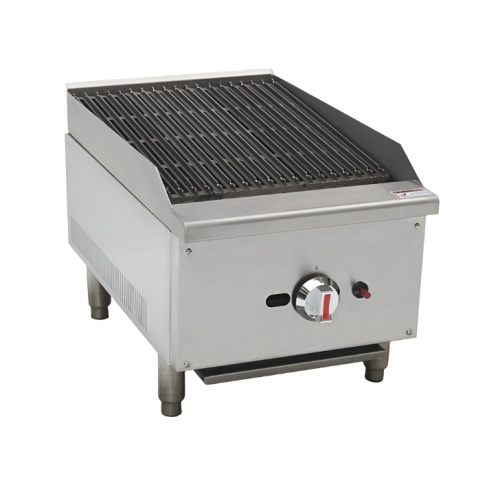 Qualita Professional Natural Gas Chargrill 1 burner 7.5kW 40cm ECB16S